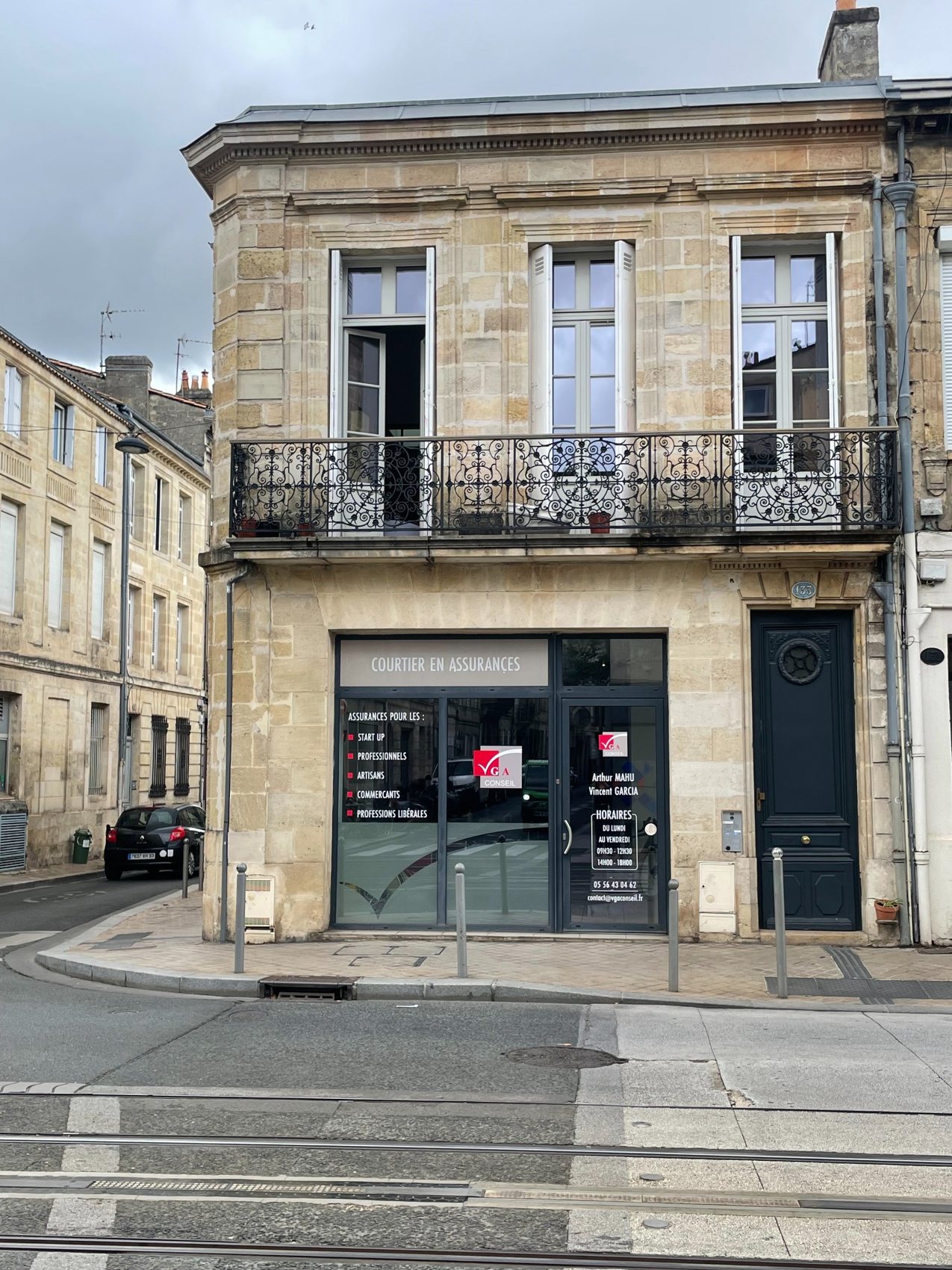 Façade du 133 rue Fondaudège à Bordeaux